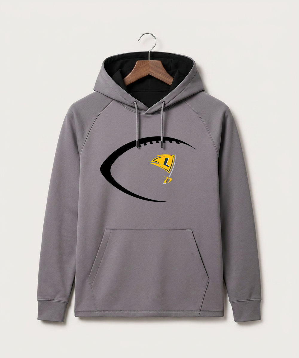 Howard Lake Waverly Winsted High School Football (Boys) - Gray Hoodie - Full Front
