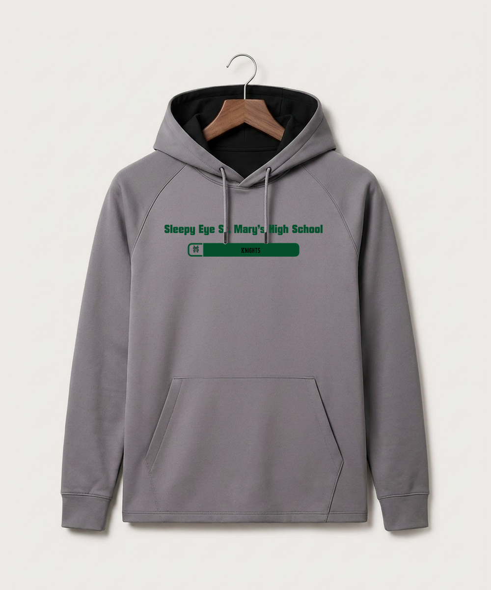 Sleepy Eye St. Mary's High School Athletics - Gray Hoodie - Full Front