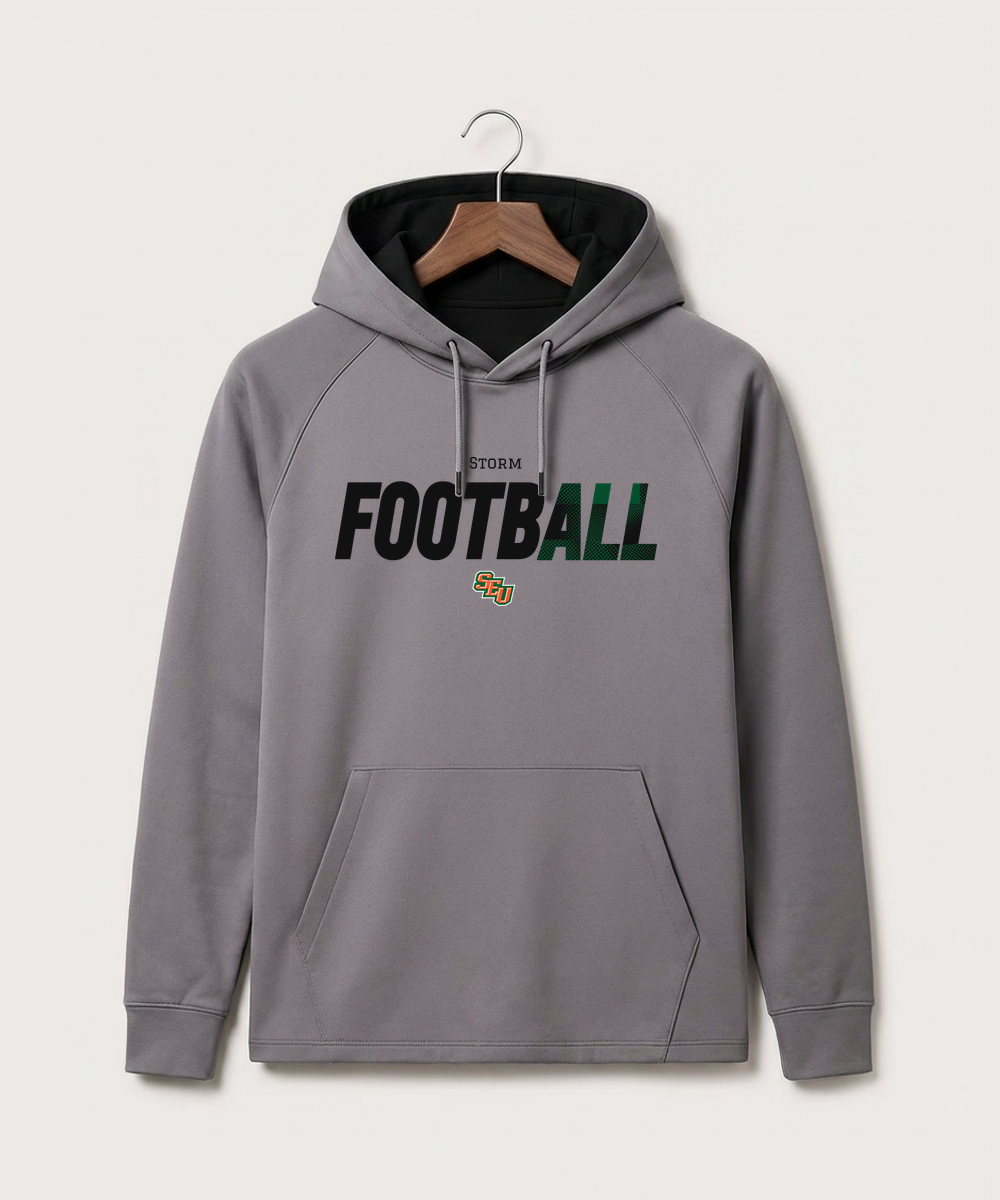 Sleepy Eye United Football (Boys) - Gray Hoodie - Full Front