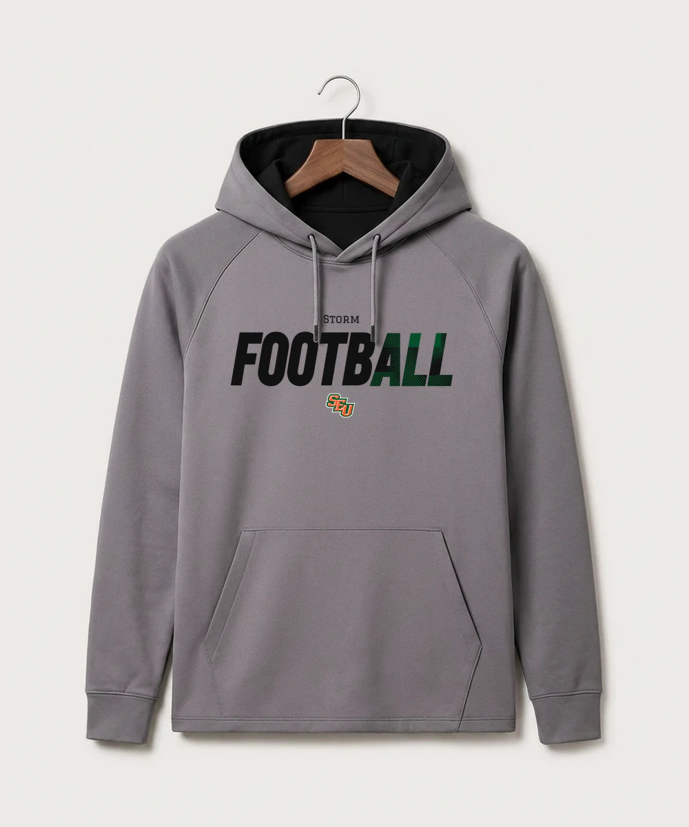 Sleepy Eye United Football (Boys) - Gray Hoodie - Full Front
