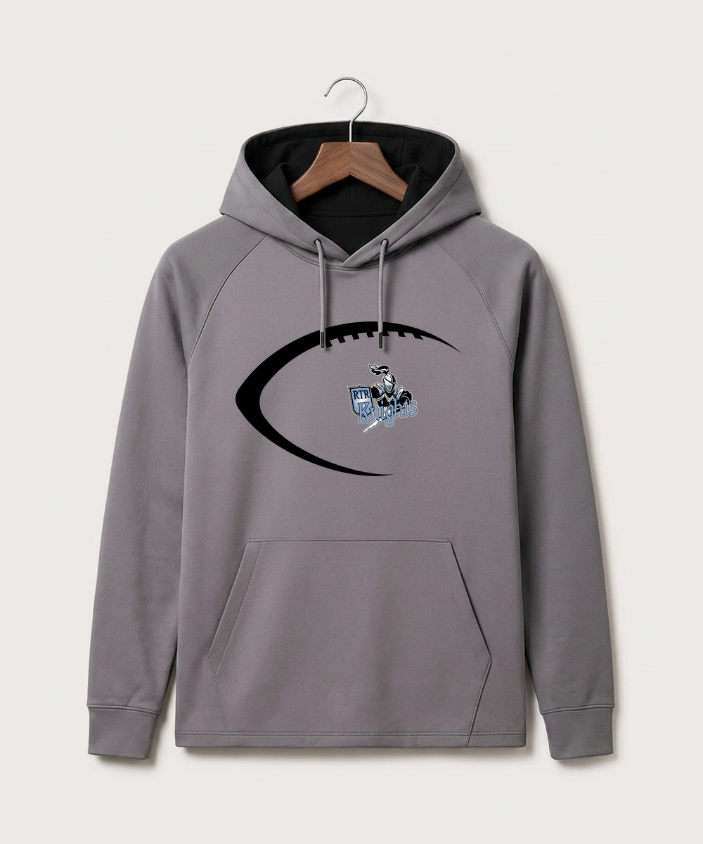 Russell-Tyler-Ruthton High School Football (Boys) - Gray Hoodie - Full Front