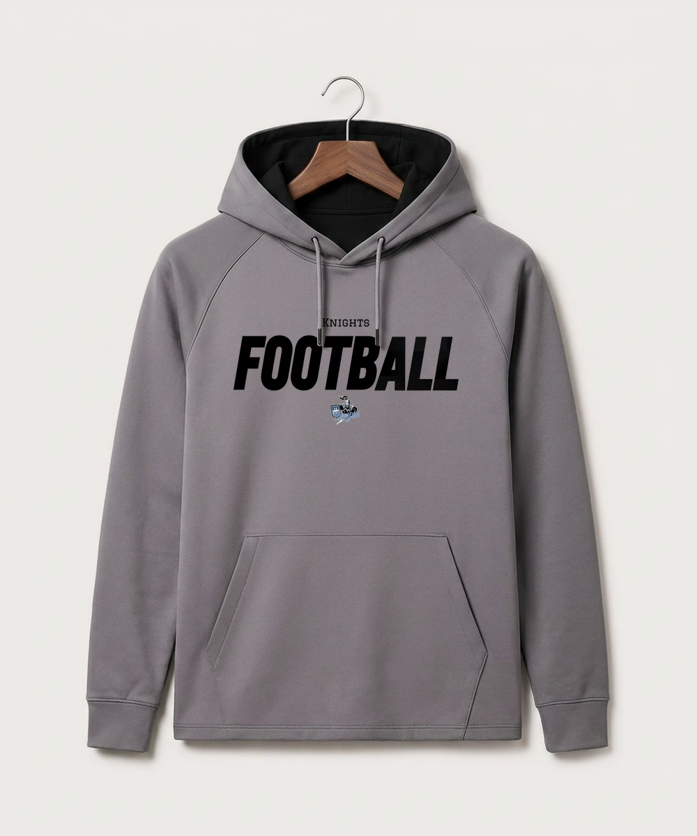 Russell-Tyler-Ruthton High School Football (Boys) - Gray Hoodie - Full Front