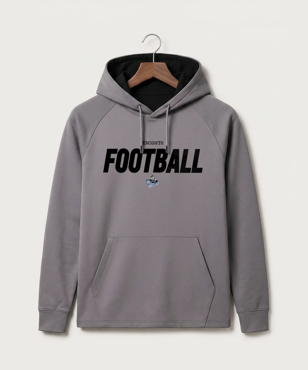Russell-Tyler-Ruthton High School Football (Boys) - Gray Hoodie - Full Front