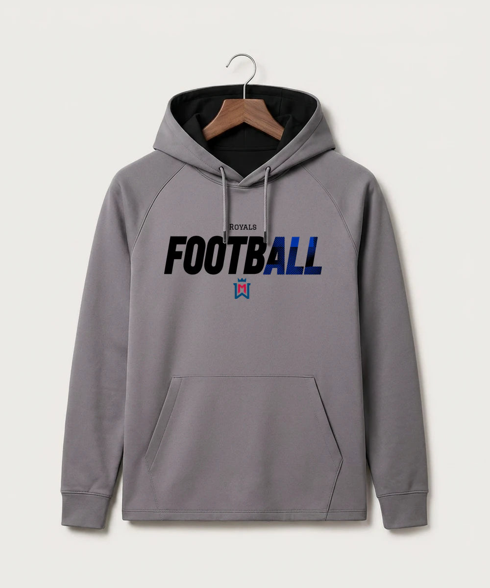 Watertown Mayer High School Football (Boys) - Gray Hoodie - Full Front