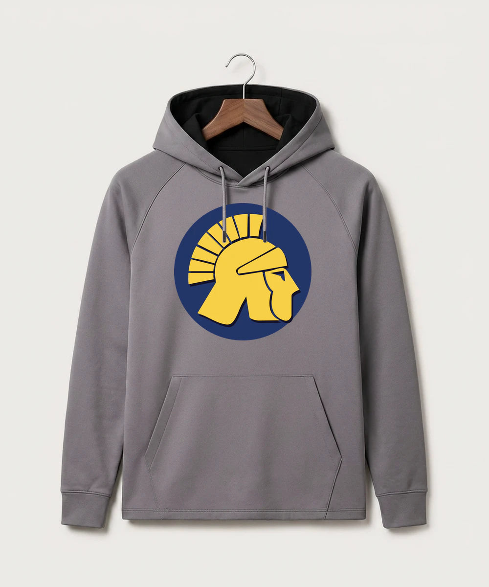 Wausau West High School Cheer - Gray Hoodie - Full Front