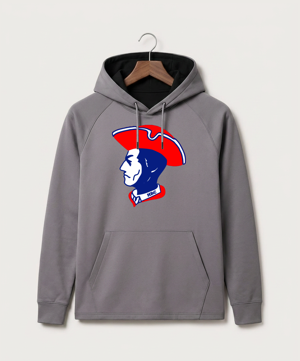 Hills-Beaver Creek High School Volleyball (Girls) - Gray Hoodie - Full Front
