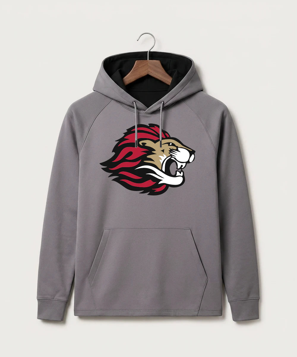 Spring Grove High School Football (Boys) - Gray Hoodie - Full Front