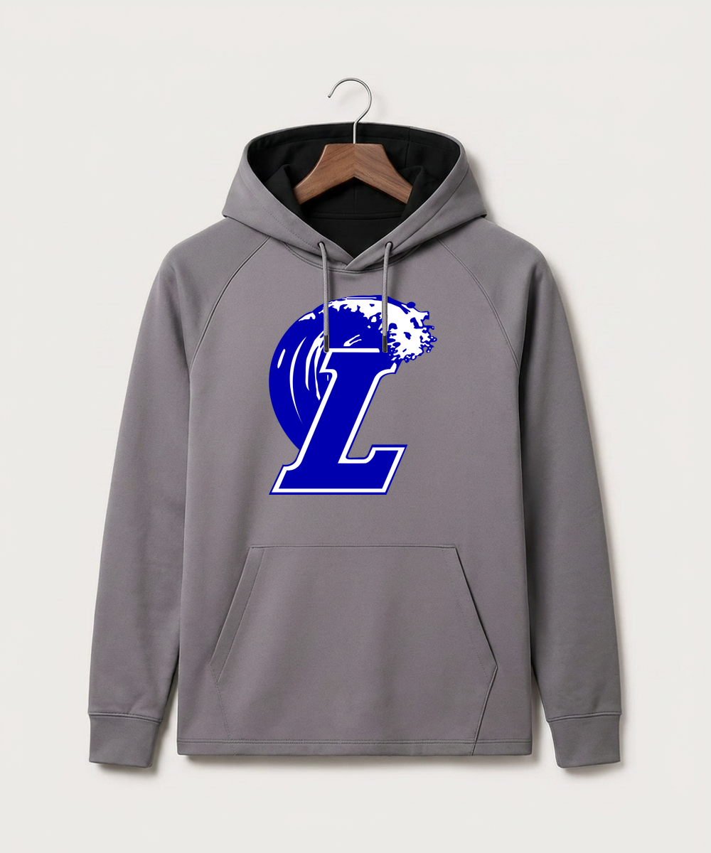 Lakeview High School Football (Boys) - Gray Hoodie - Full Front
