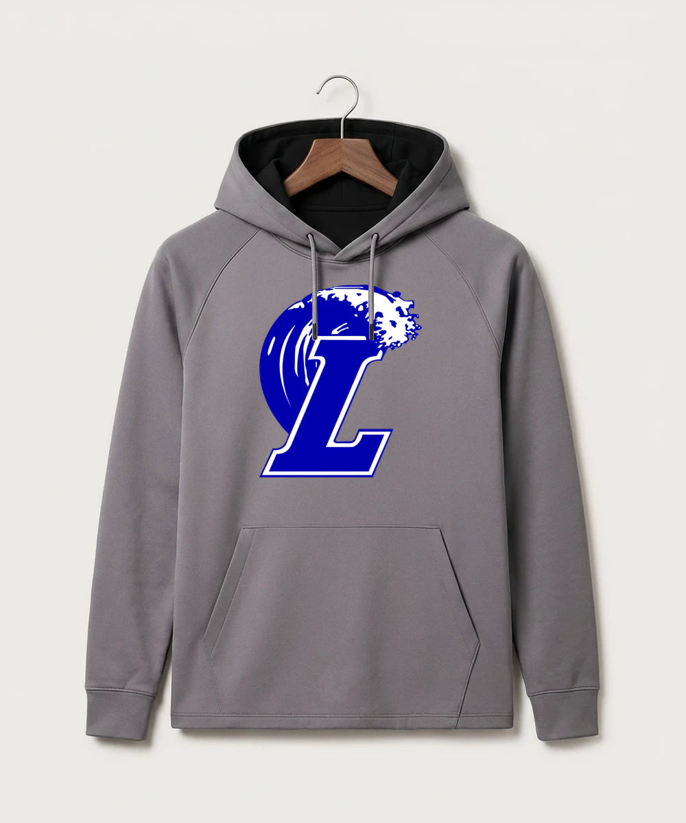 Lakeview High School Football (Boys) - Gray Hoodie - Full Front
