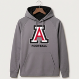 Amboy Football general - Gray Hoodie - Full Front