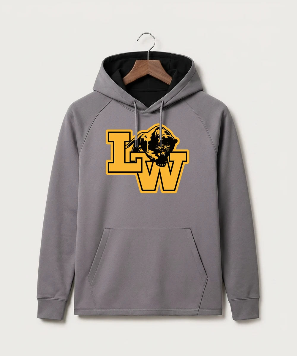 Le-Win Football - Gray Hoodie - Full Front