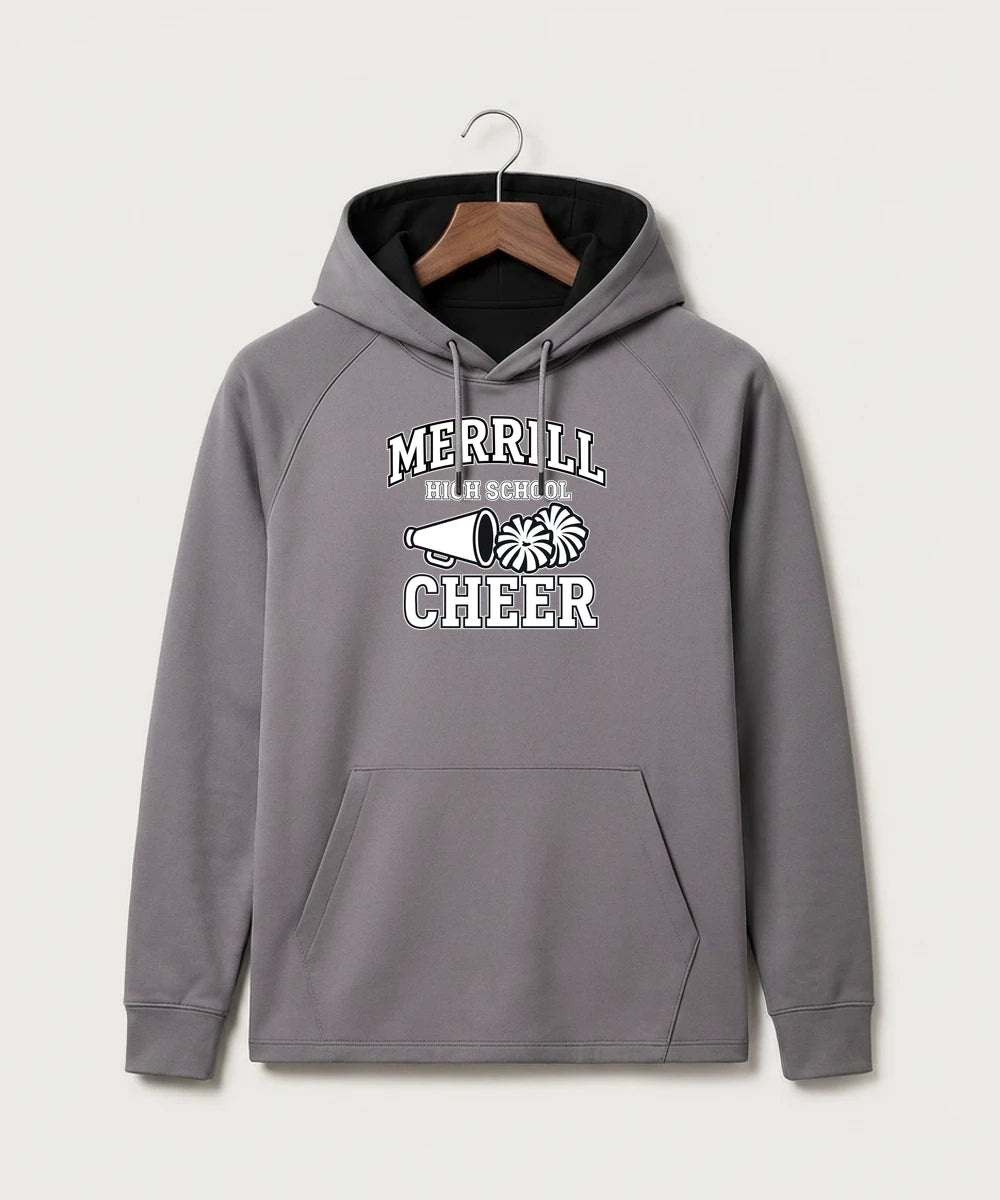 Merrill Dance and Cheer - Gray Hoodie - Full Front