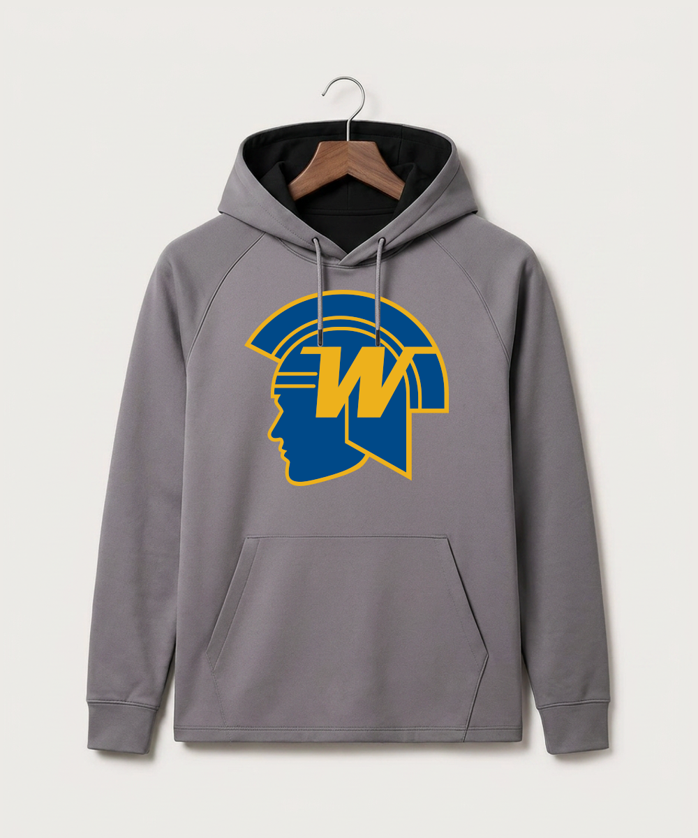 Wayzata High School Football (Boys) - Gray Hoodie - Full Front