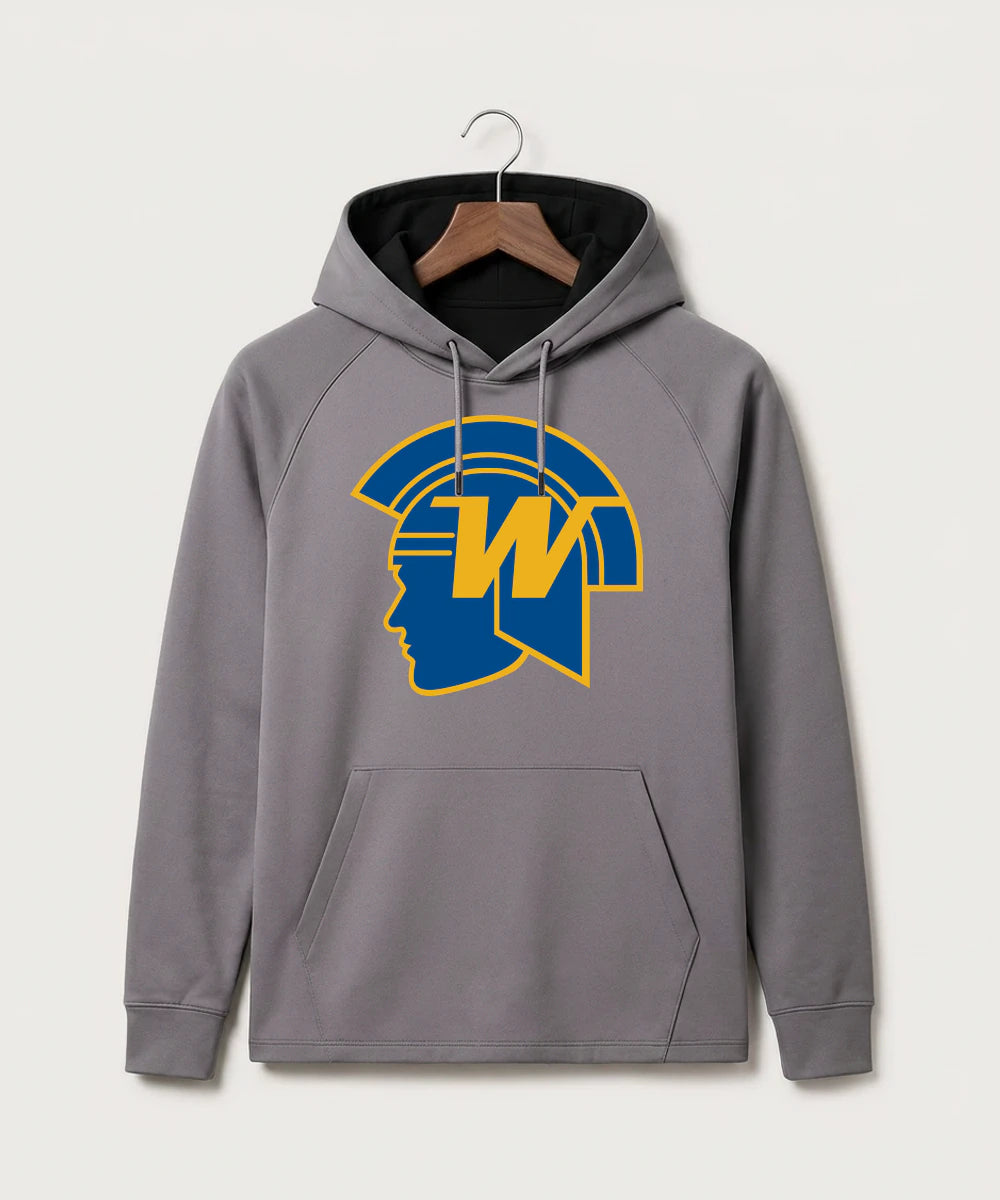 Wayzata High School Football (Boys) - Gray Hoodie - Full Front