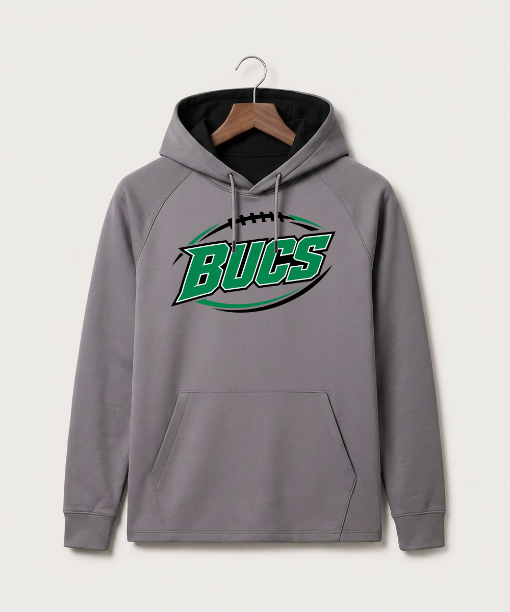 Waterville-Elysian-Morristown High School Football (Boys) - Gray Hoodie - Full Front