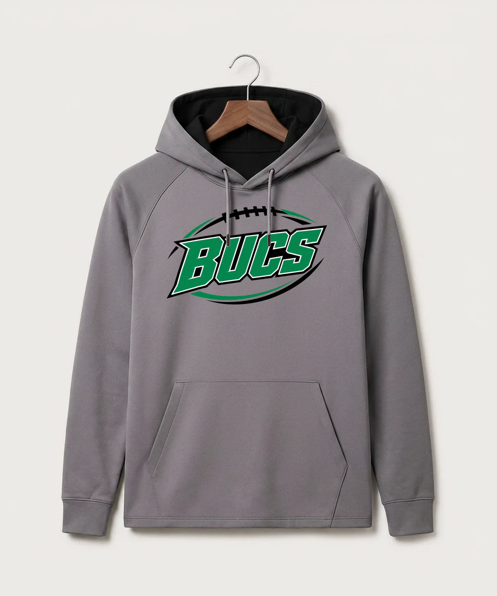 Waterville-Elysian-Morristown High School Football (Boys) - Gray Hoodie - Full Front