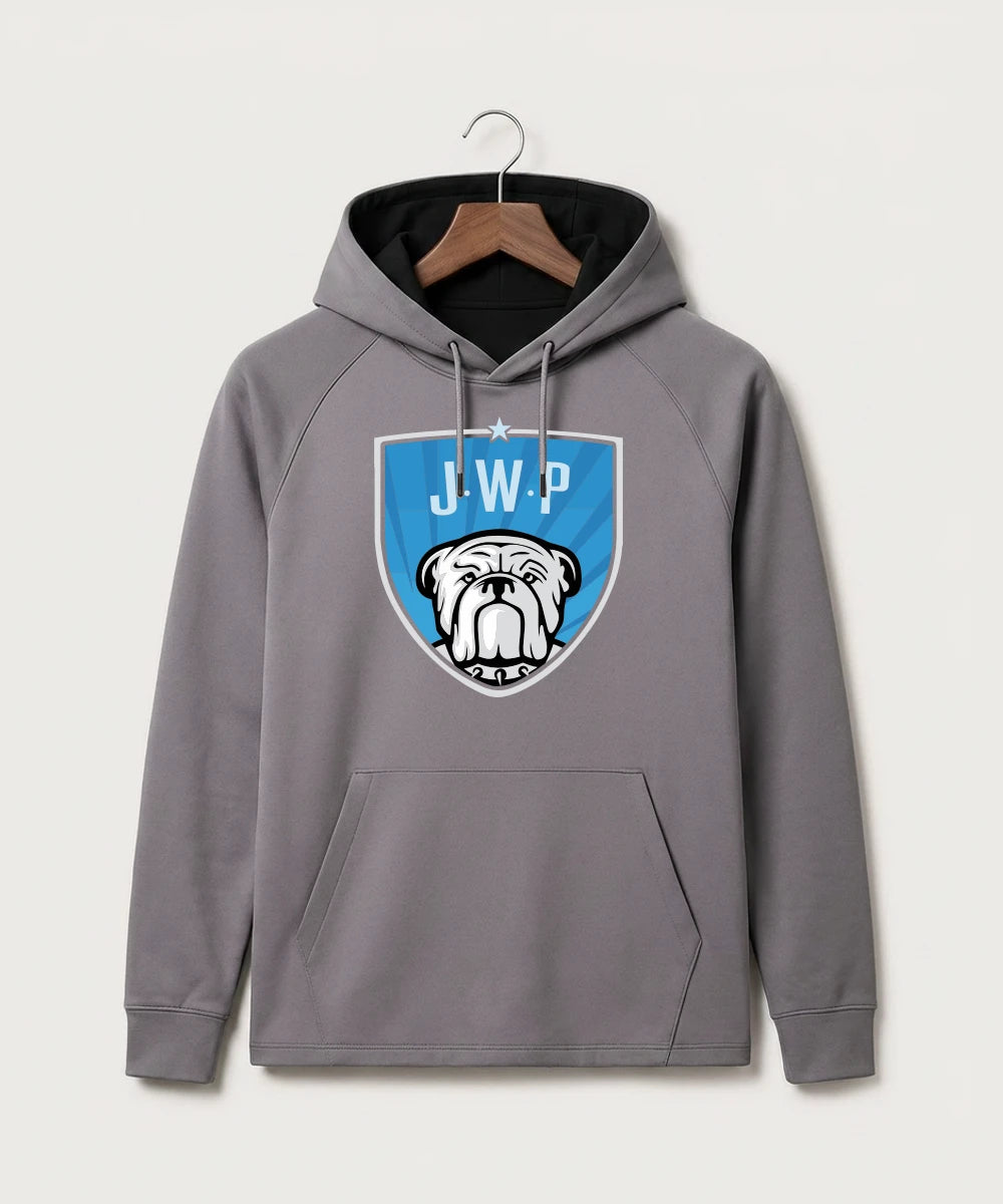 Janesville Waldorf Pemberton Football (Boys) - Gray Hoodie - Full Front