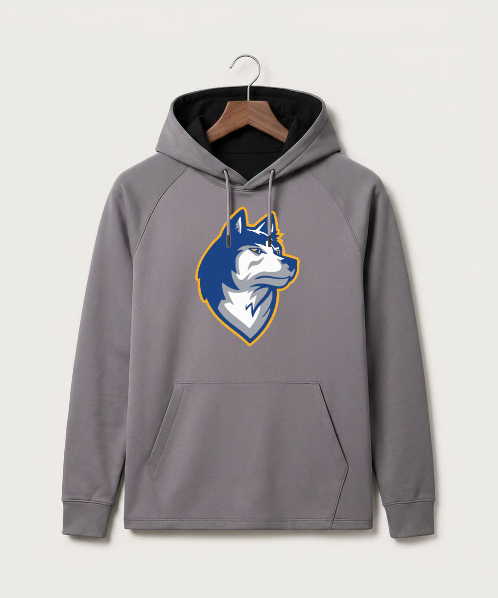 Bigfork Senior High School Football (Boys) - Gray Hoodie - Full Front
