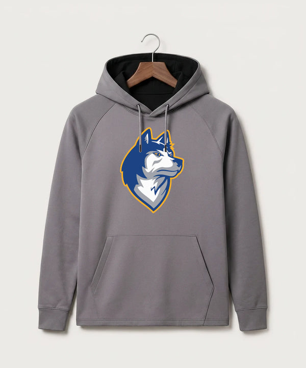 Bigfork Senior High School Football (Boys) - Gray Hoodie - Full Front