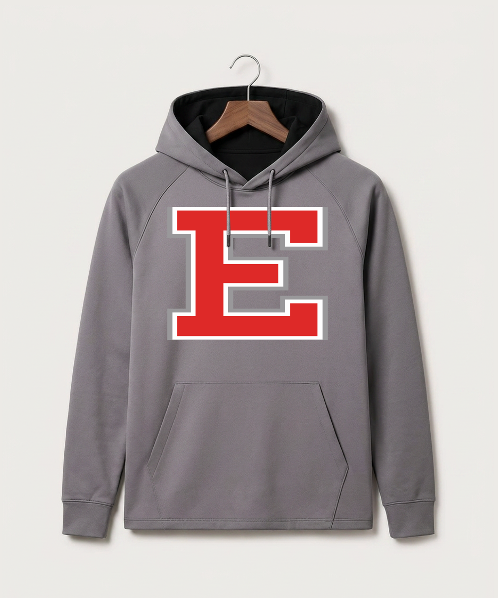 Duluth East High School Football (Boys) - Gray Hoodie - Full Front