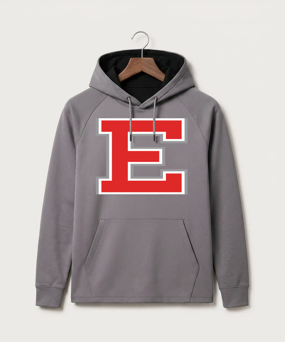 Duluth East High School Football (Boys) - Gray Hoodie - Full Front