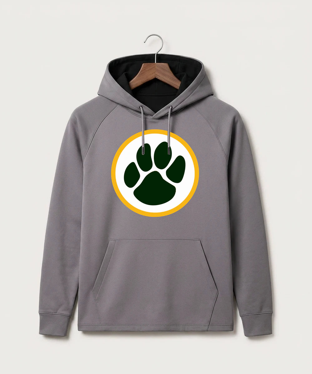 Ashwaubenon High School — Spirit Store - Gray Hoodie - Full Front