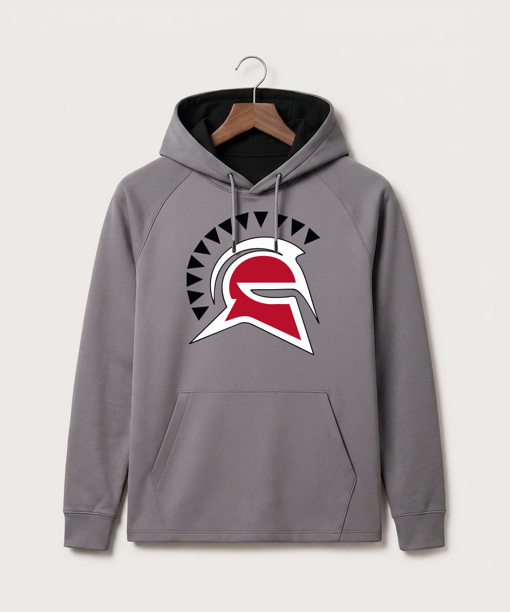 Hancock High School Football (Boys) - Gray Hoodie - Full Front