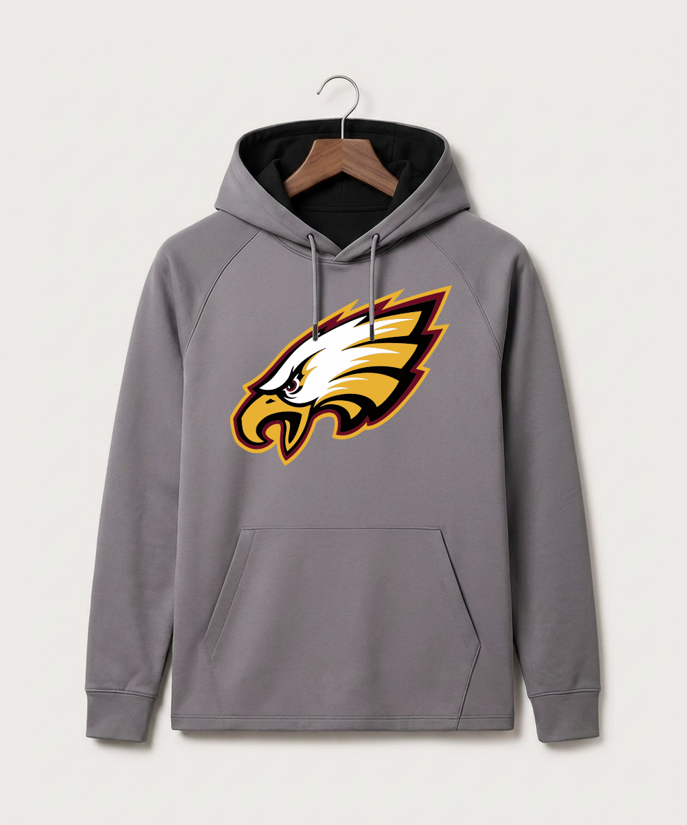 Dover-Eyota High School Football (Boys) - Gray Hoodie - Full Front