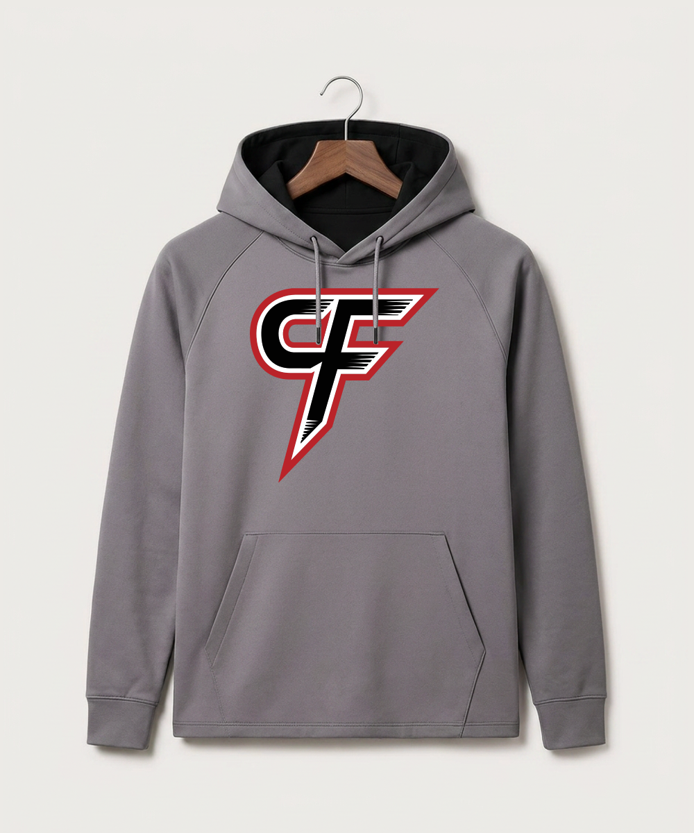 Cannon Falls High School Volleyball (Girls) - Gray Hoodie - Full Front