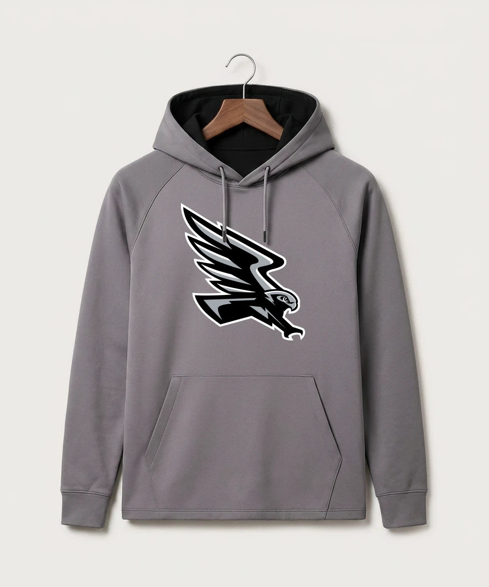 Red Rock Central High School Football (Boys) - Gray Hoodie - Full Front