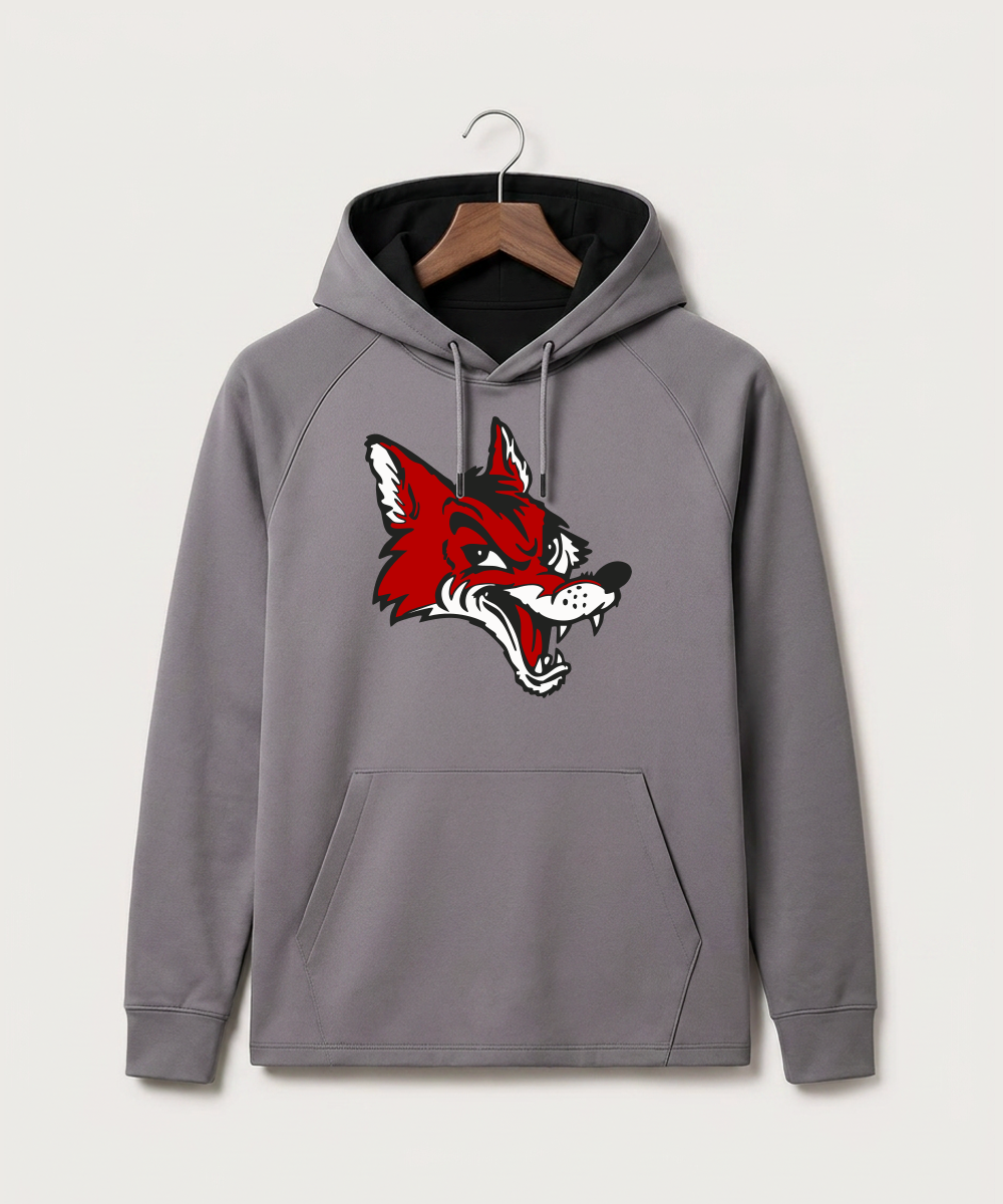 Ely Memorial High School Volleyball (Girls) - Gray Hoodie - Full Front
