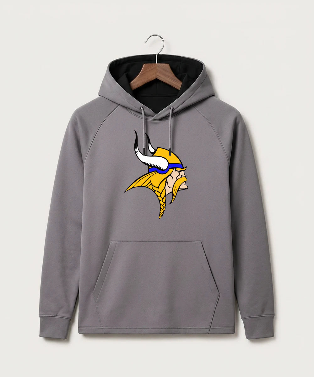 Hayfield High School Volleyball (Girls) - Gray Hoodie - Full Front