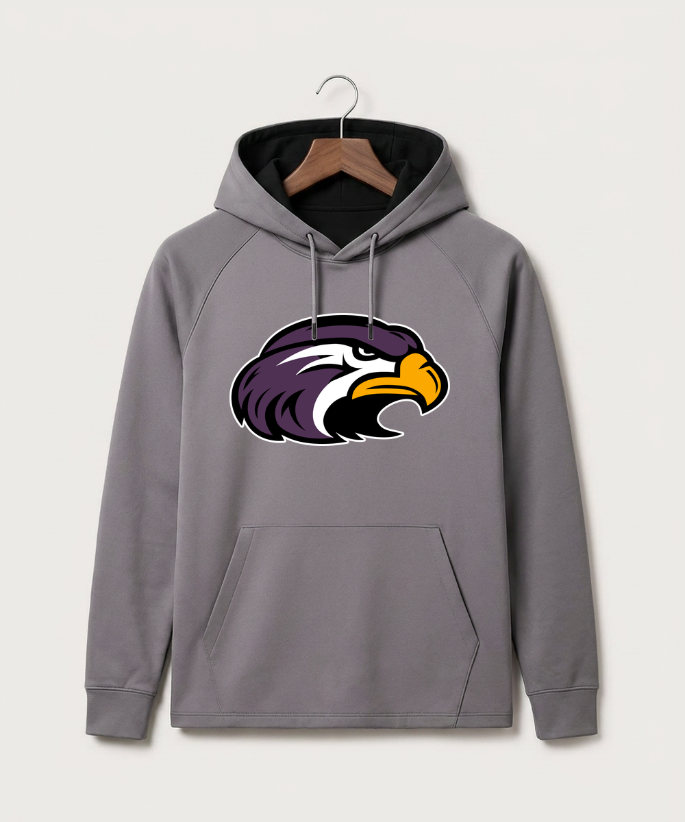 Montevideo High School Football (Boys) - Gray Hoodie - Full Front
