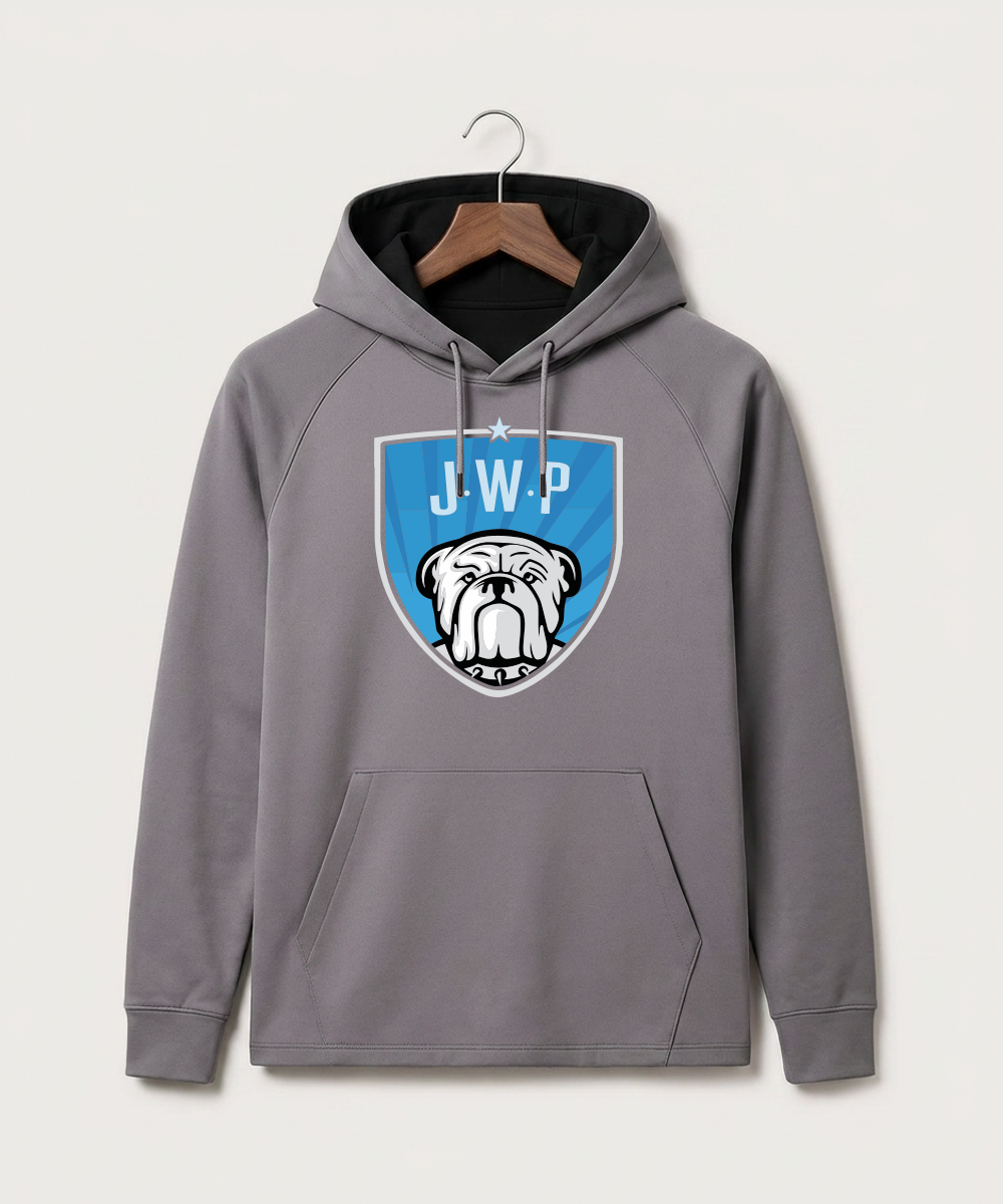 Janesville Waldorf Pemberton Football (Boys) - Gray Hoodie - Full Front