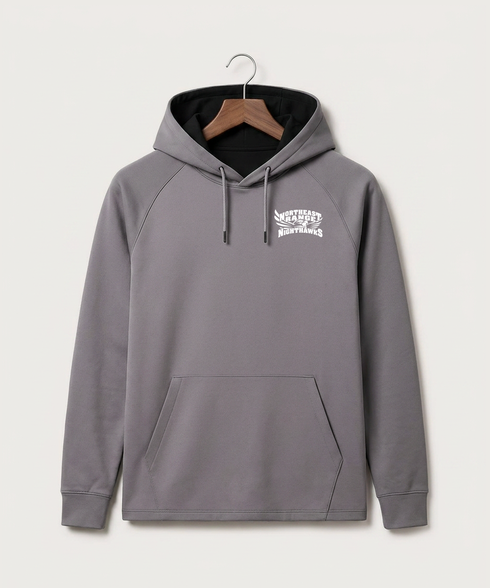 Northeast Range High School Volleyball (Girls) - Gray Hoodie - Left Chest