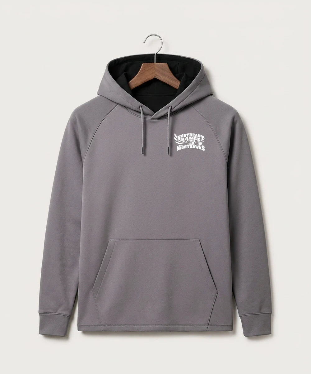 Northeast Range High School Volleyball (Girls) - Gray Hoodie - Left Chest