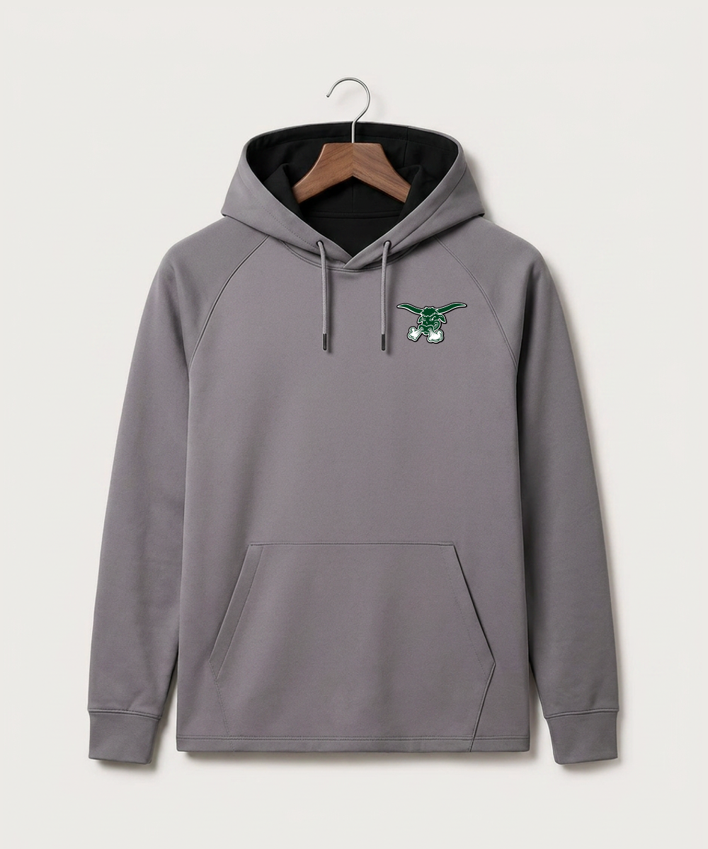 West Fargo High School Football (Boys) - Gray Hoodie - Left Chest
