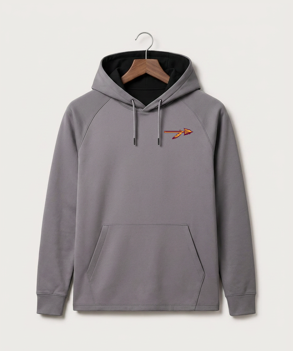Stockton High School Football - Gray Hoodie - Left Chest