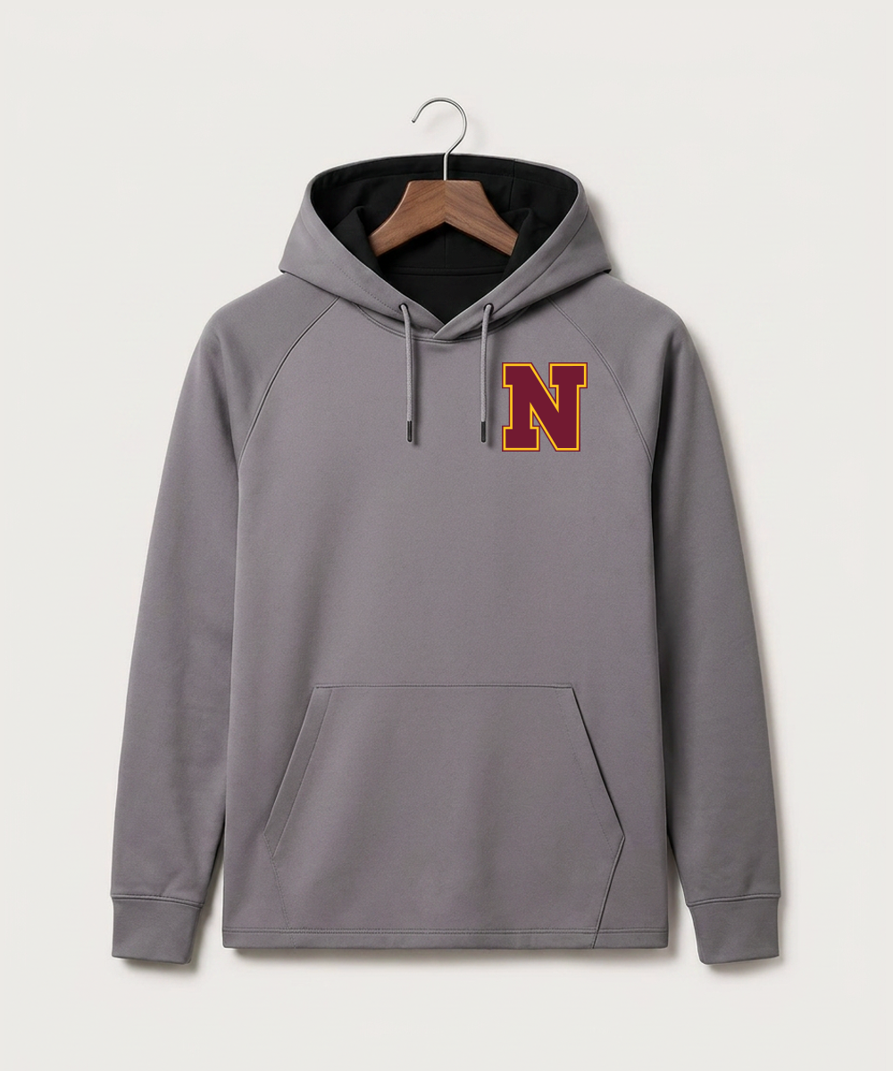Northfield High School Volleyball (Girls) - Gray Hoodie - Left Chest