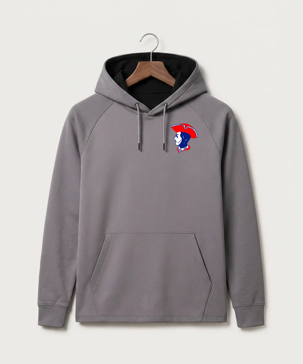 Hills-Beaver Creek High School Volleyball (Girls) - Gray Hoodie - Left Chest