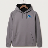 Riverside High School Football general - Gray Hoodie - Left Chest