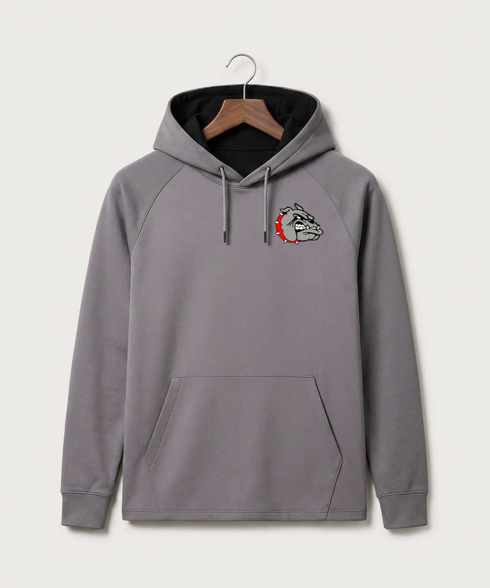 Otter Tail Central Football (Boys) - Gray Hoodie - Left Chest