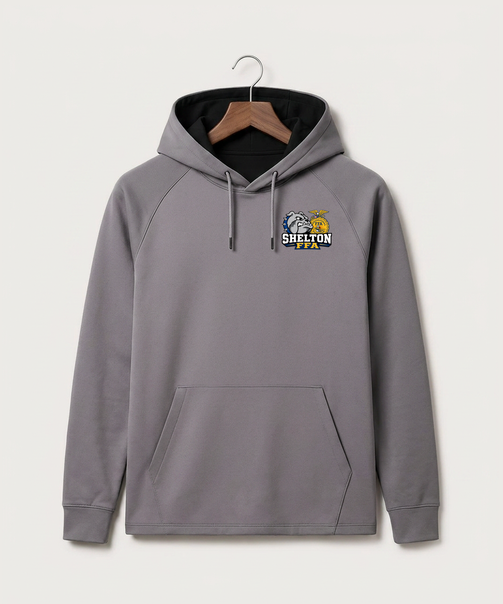 Shelton High School FFA general - Gray Hoodie - Left Chest