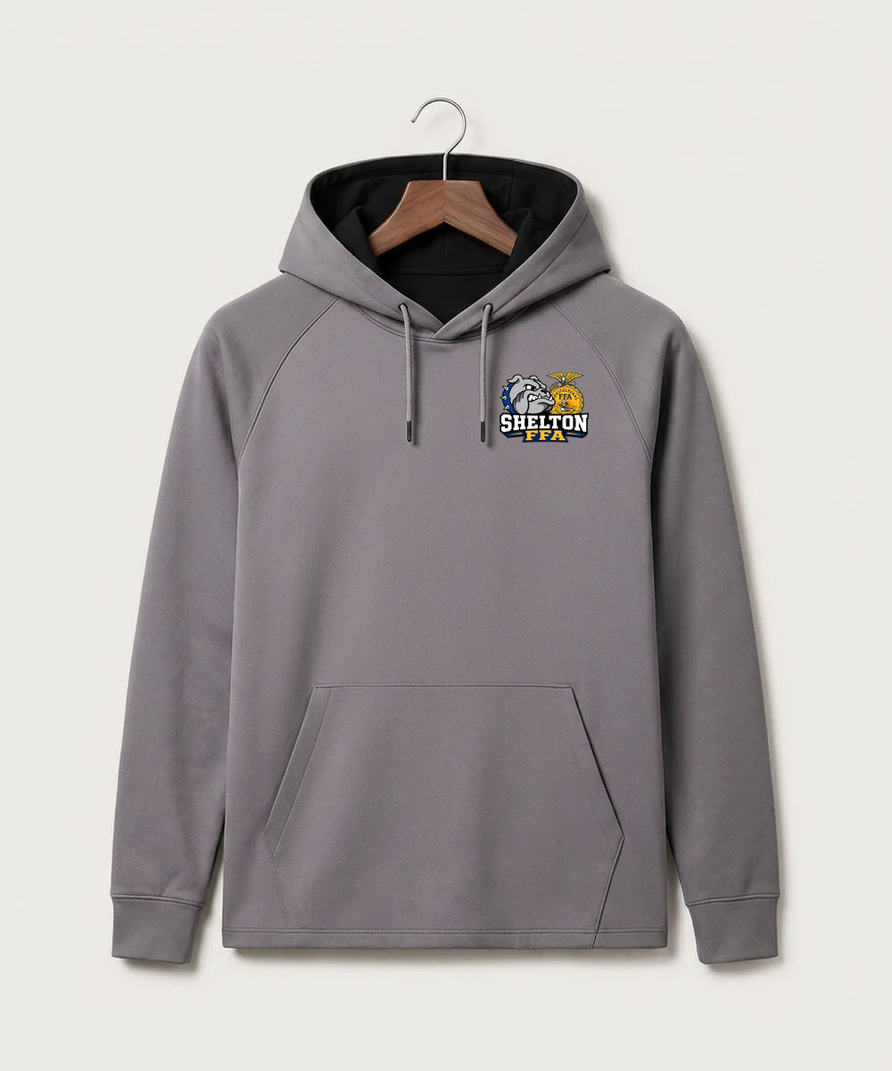Shelton High School FFA general - Gray Hoodie - Left Chest