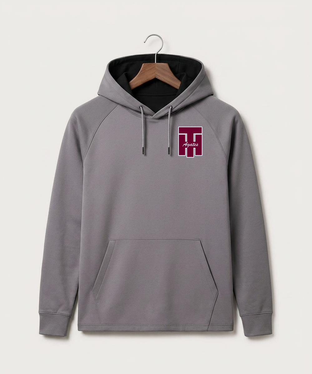Two Harbors High School Football (Boys) - Gray Hoodie - Left Chest
