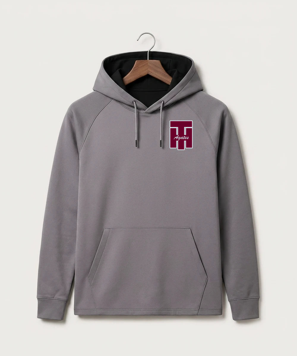 Two Harbors High School Football (Boys) - Gray Hoodie - Left Chest
