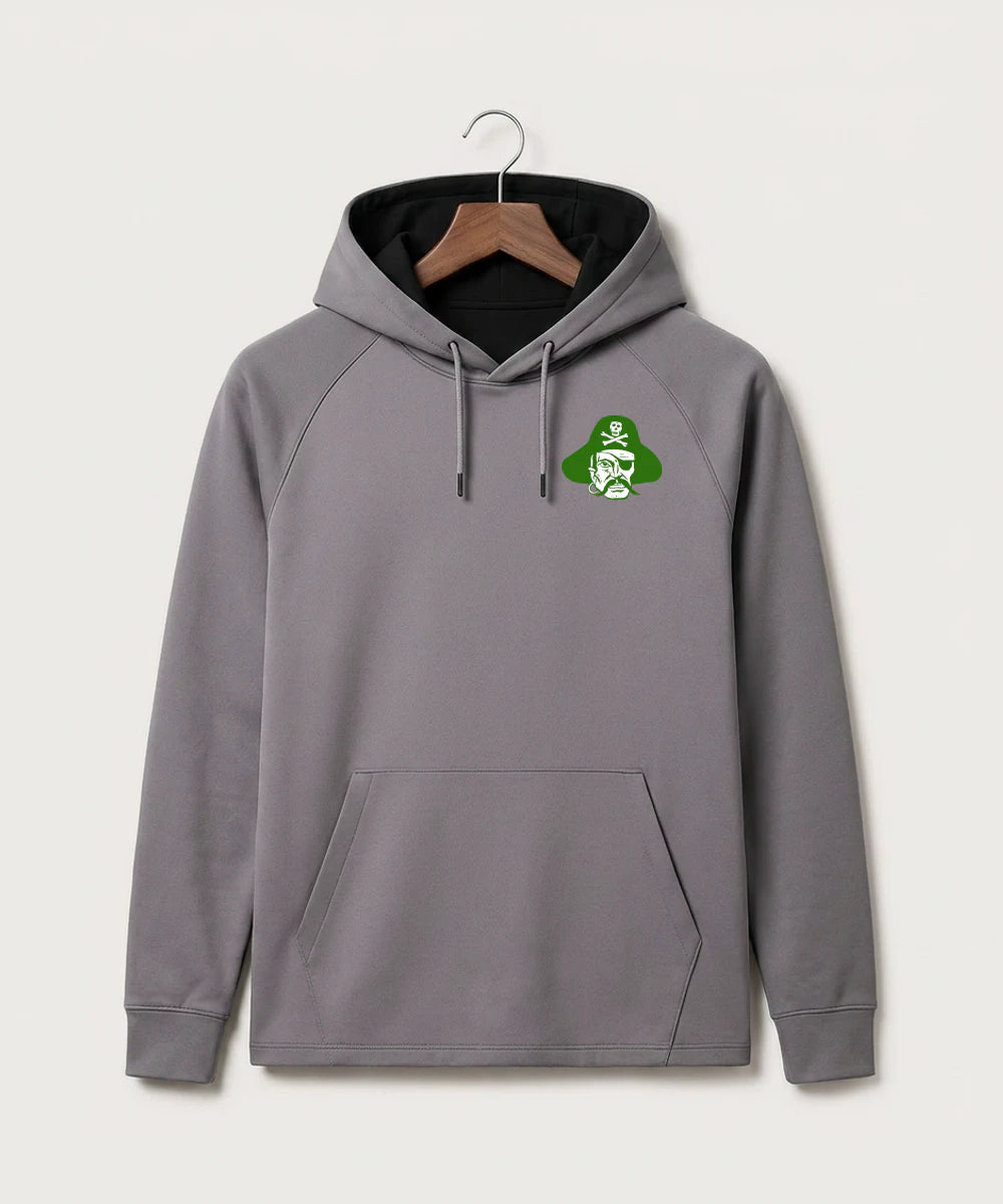 Verndale High School Football (Boys) - Gray Hoodie - Left Chest