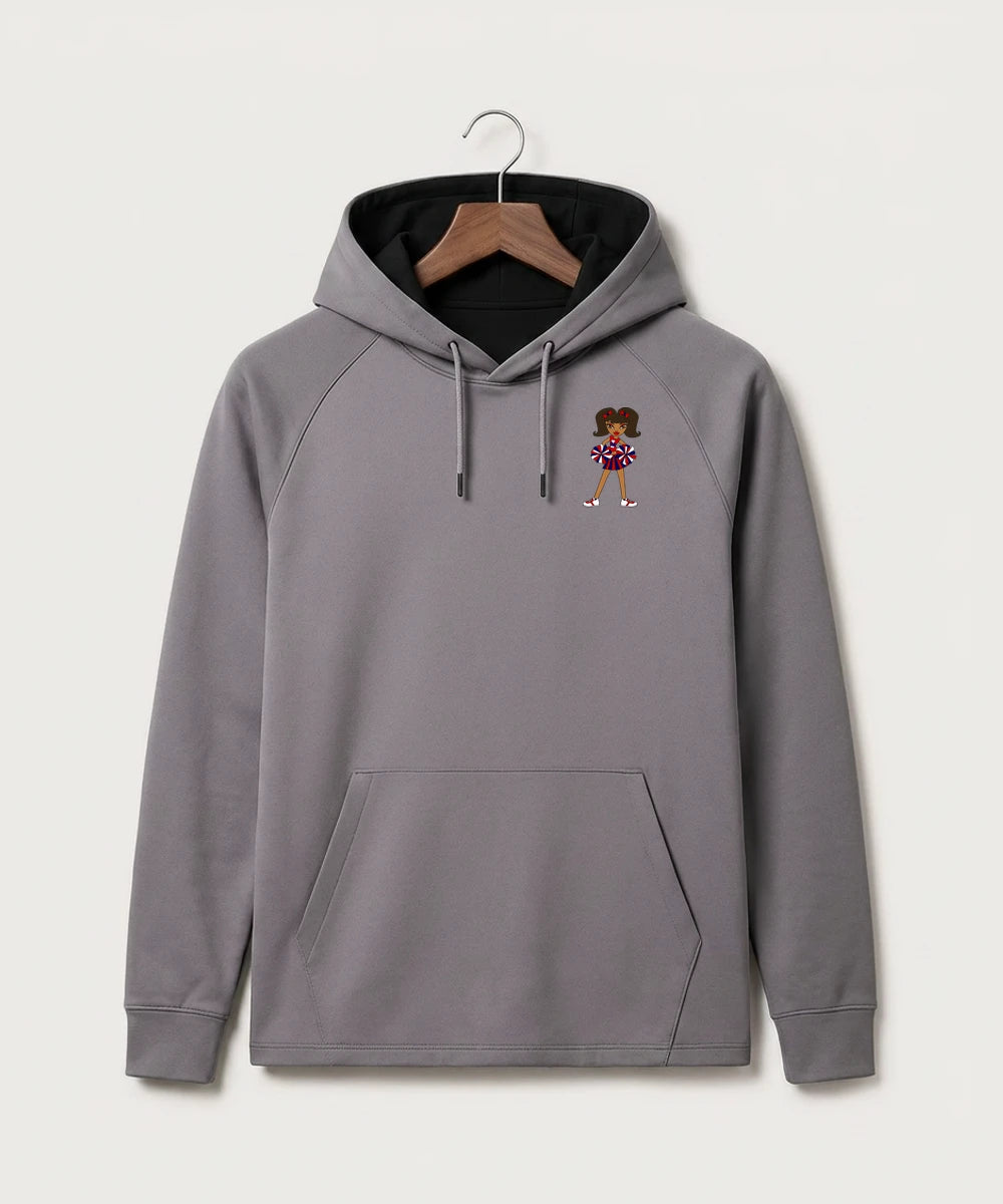 Independence High School Cheer Team - Gray Hoodie - Left Chest