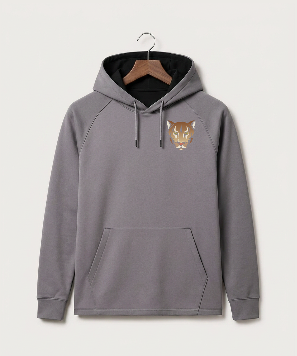 Ada Borup High School Football (Boys) - Gray Hoodie - Left Chest