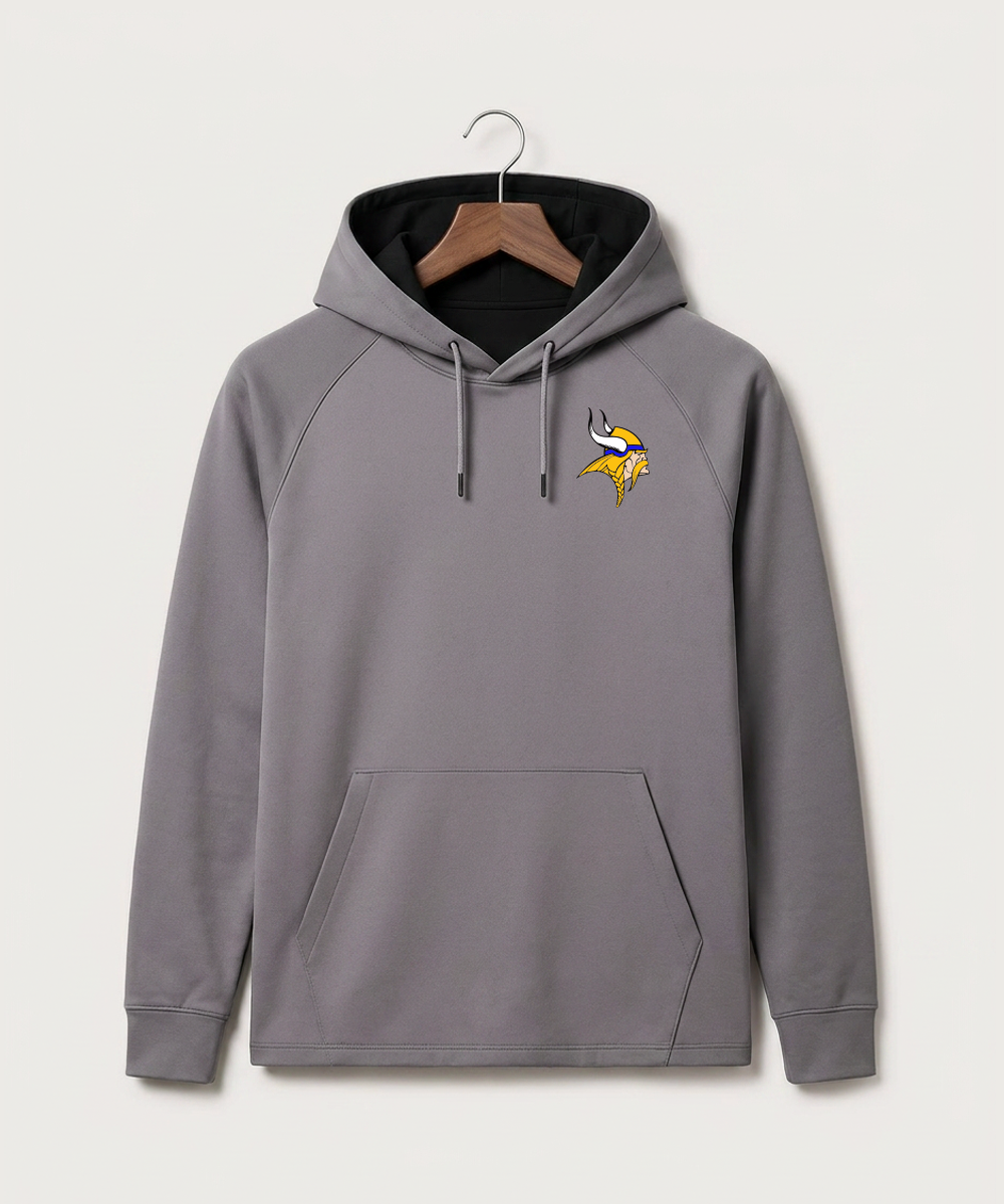 Hayfield High School Volleyball (Girls) - Gray Hoodie - Left Chest